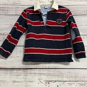 Janie and Jack rugby shirt navy red